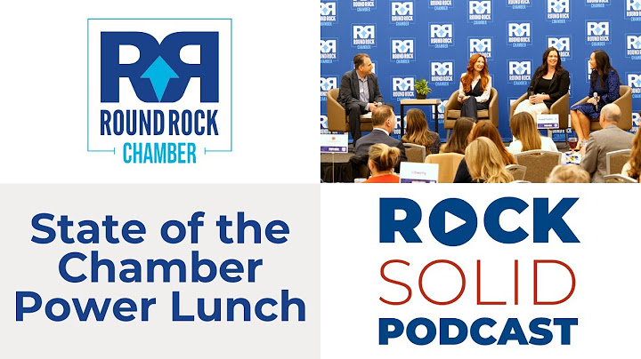 Rock Solid Round Rock podcast live from the State of the Chamber 2026