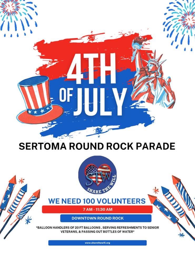 Sertoma Round Rock July 4th Parade